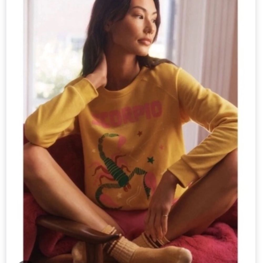 Midnight Rider Anthropologie Scorpio zodiac sweatshirt
